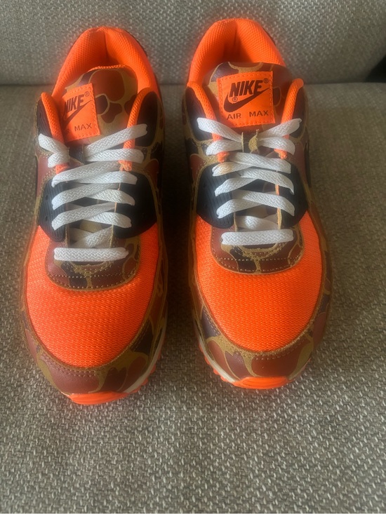 Nike Other - Nike Orange Camo Air Max Sneakers